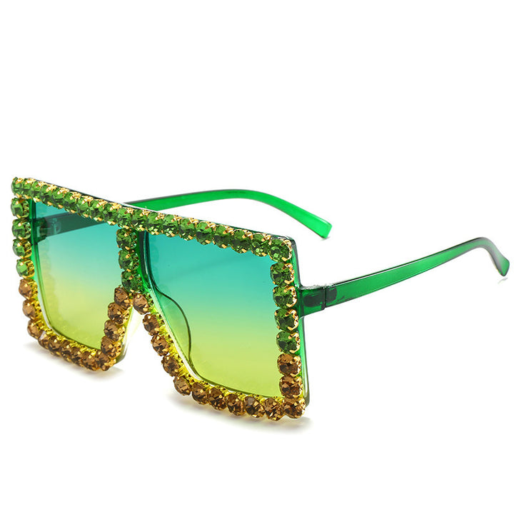 Women's fashionable sunglasses with rhinestone embellishment Bowlift