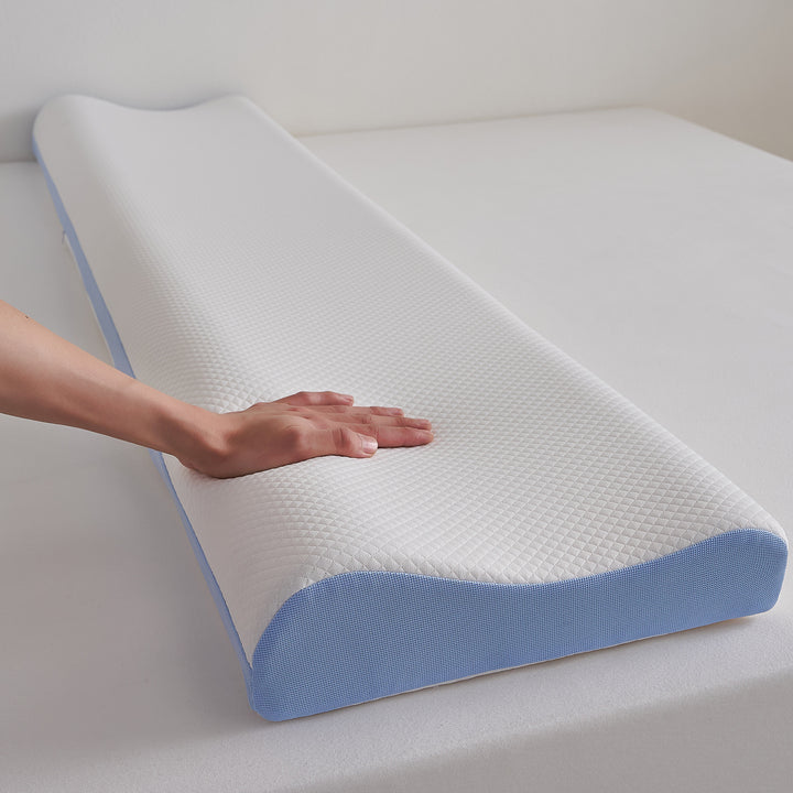 Ergonomic Massage Neck Support Pillow with Memory Foam Bowlift