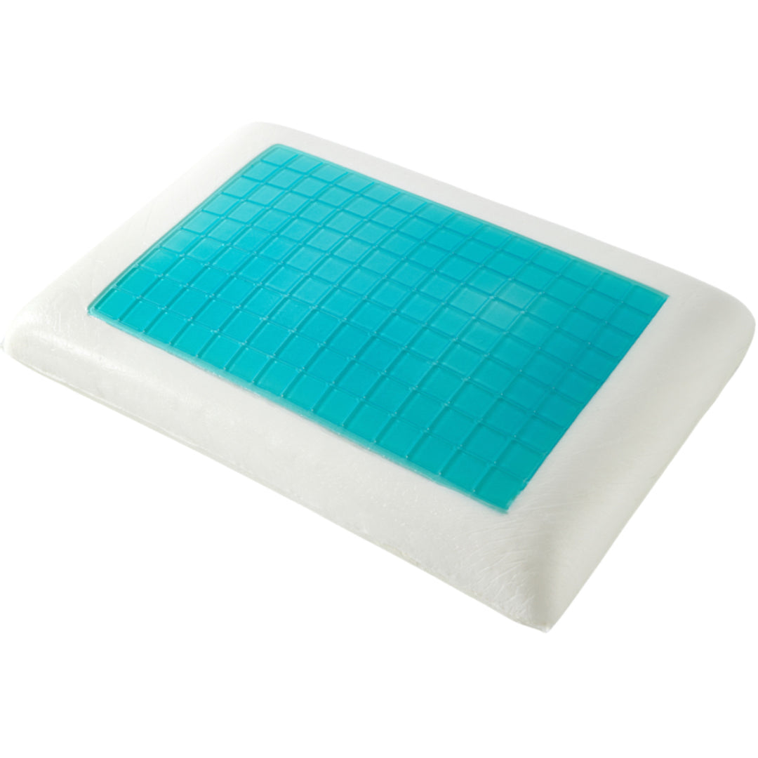 Ergonomic sleeping pillow with cooling properties Bowlift