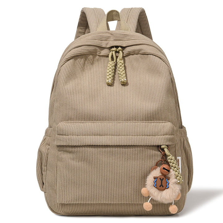Cute Corduroy Backpack Bowlift