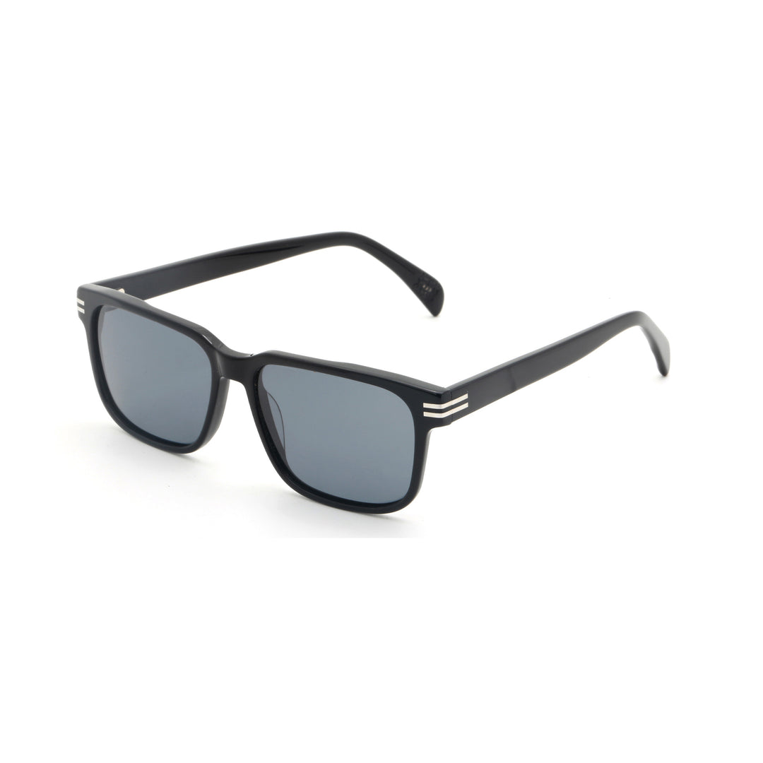 Women's fashionable sunglasses with transparent frame and green lenses Bowlift