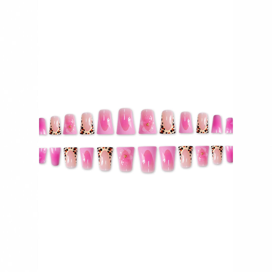 Glamorous Floral Nail Art Extensions Bowlift