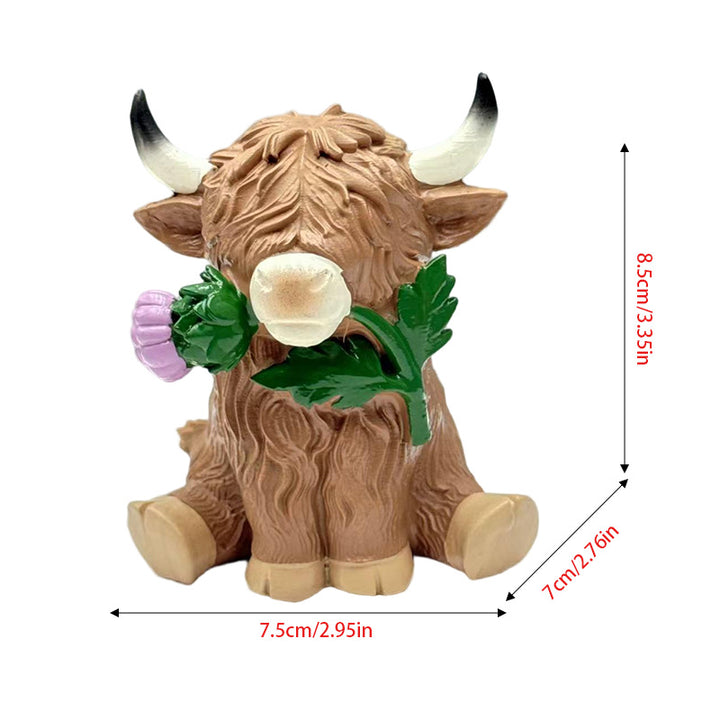 cute decorative horned cattle Bowlift