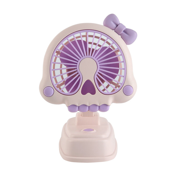 Ladies Portable Mini Fan in Playful Design Bowlift