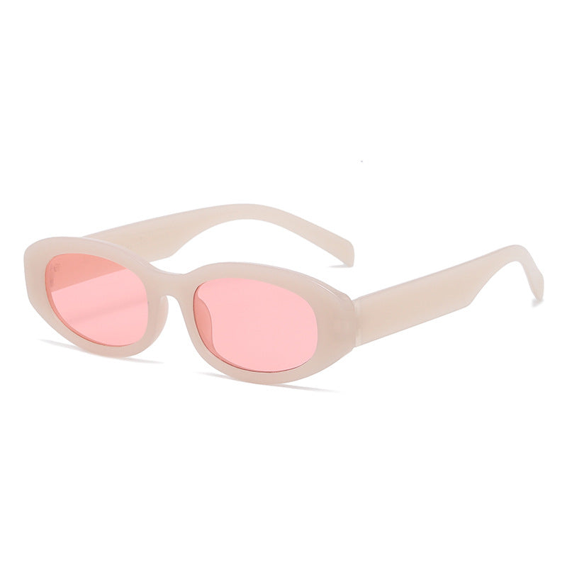 Ladies fashionable sunglasses in minimalist oval design Bowlift
