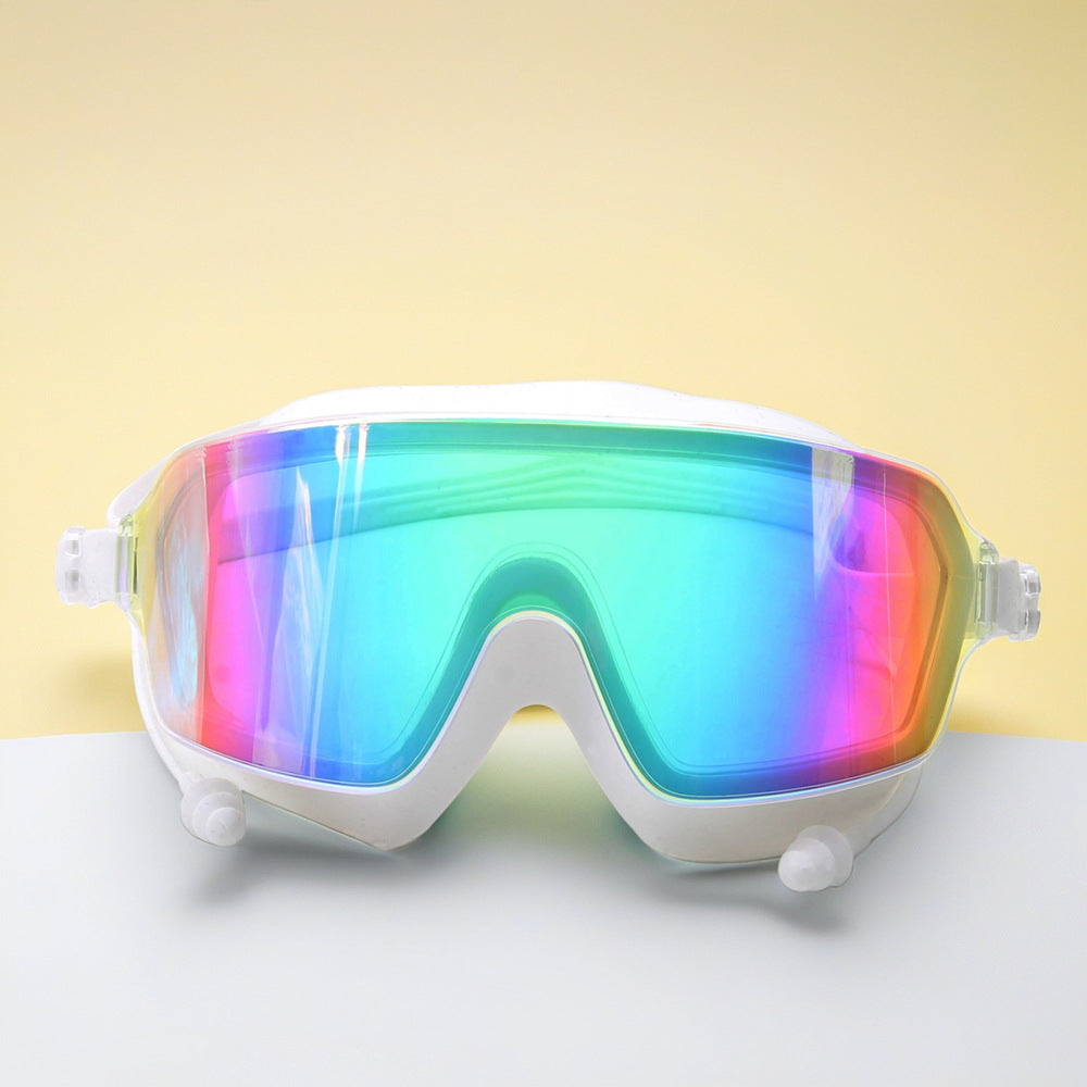Diving mask with flexible silicone edge Bowlift