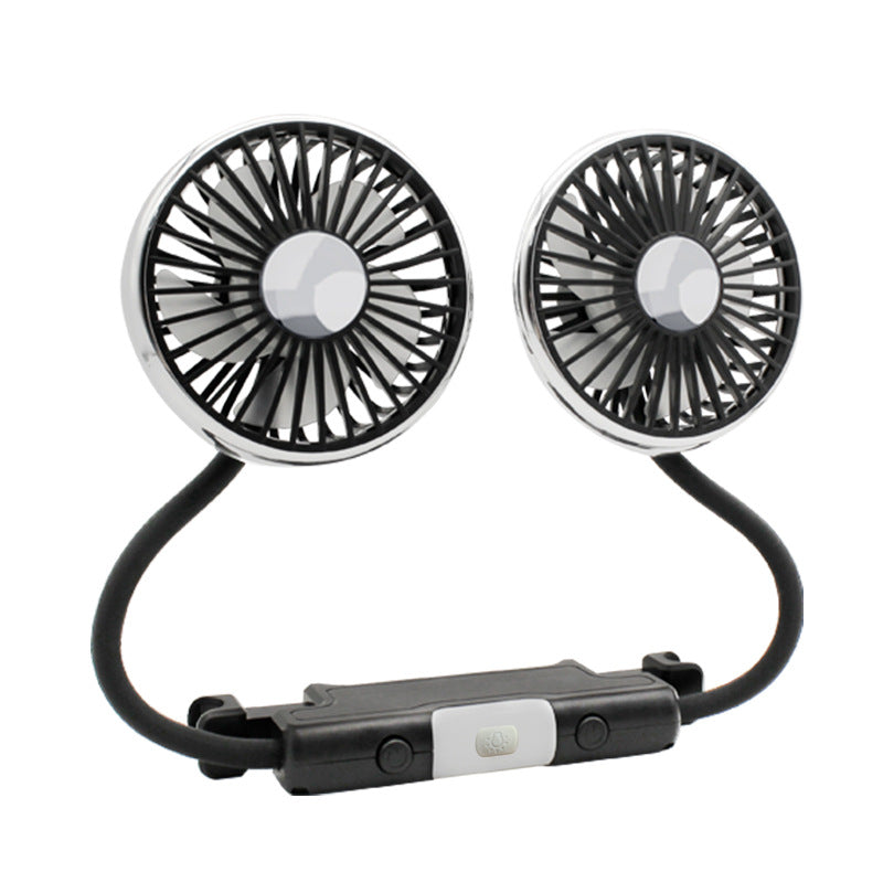 Portable Dual-Head Car Ventilation Fan Bowlift