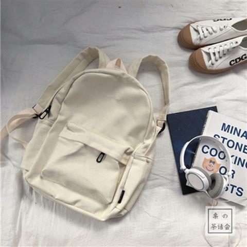 Backpack with Creative Badge Design Bowlift