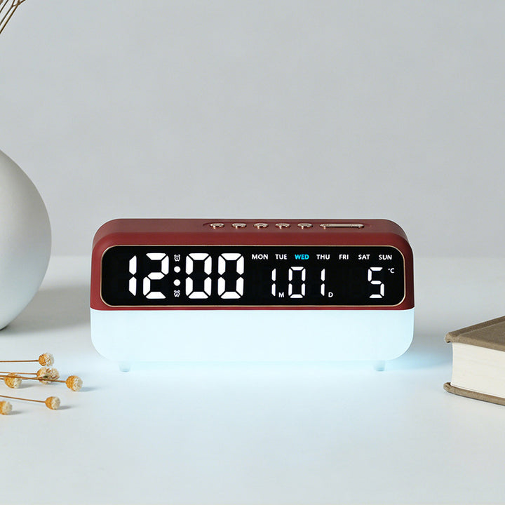 Digital weather alarm clock with intelligent display and temperature function Bowlift