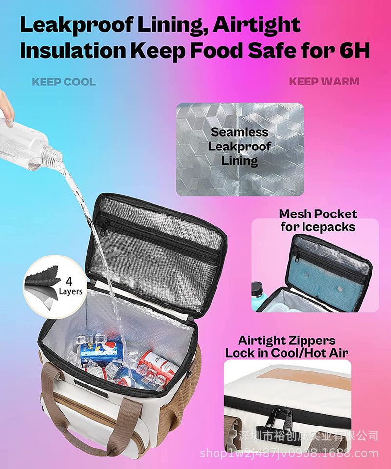 Insulated Multifunctional Cooler Bag Bowlift