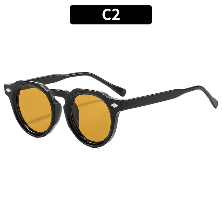 Stylish Statement Round Frame Sunglasses