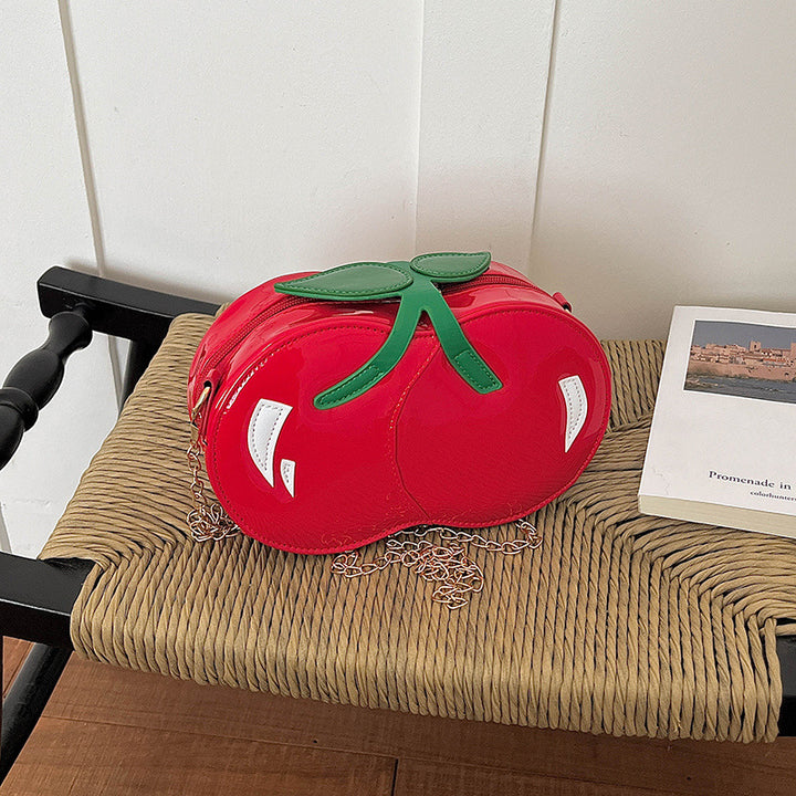 WoQuirky Statement Cherry Shaped Crossbody Bag Bowlift