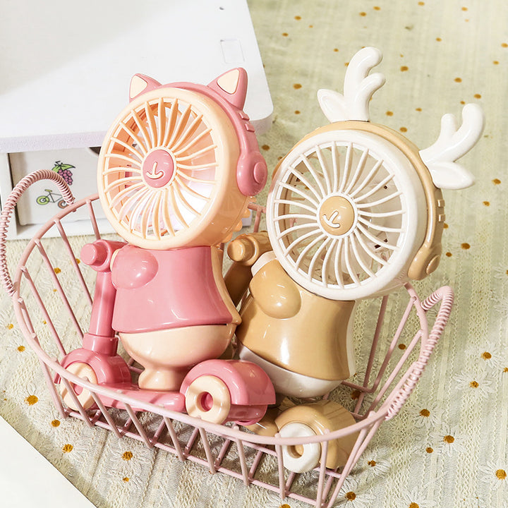 Ladies USB fan in creative animal design Bowlift