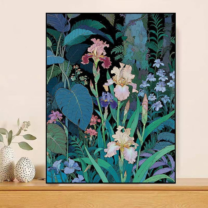 Floral-Themed Canvas Artwork Bowlift