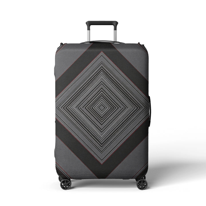 Ladies suitcase cover with modern polka dot pattern Bowlift