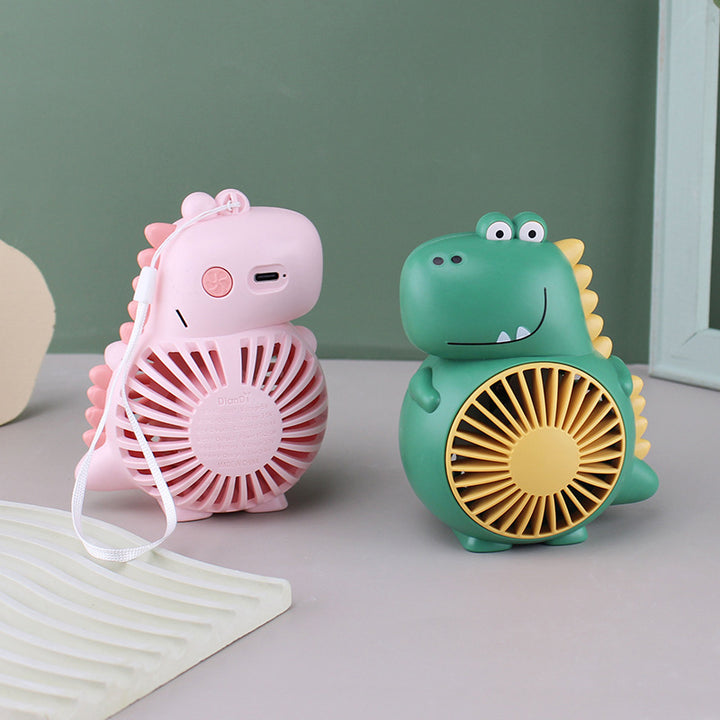 Ladies funny mini fan in dinosaur design Bowlift