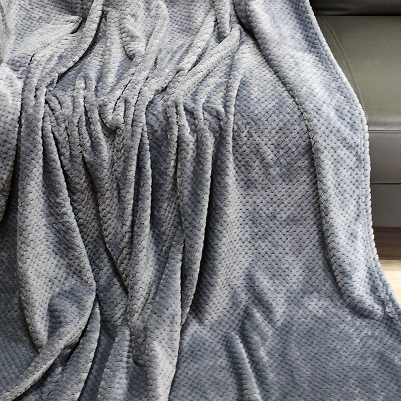 Women's cozy waffle texture blanket Bowlift