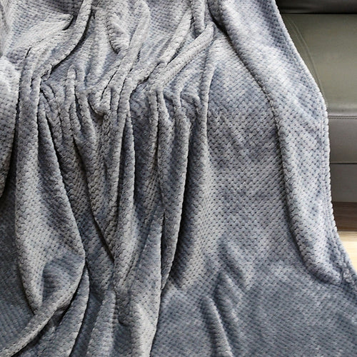 Women's cozy waffle texture blanket Bowlift