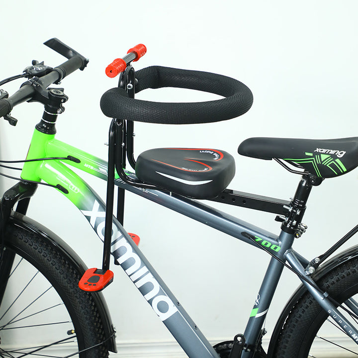 adjustable padded child bicycle passenger seat with safety armrest Bowlift