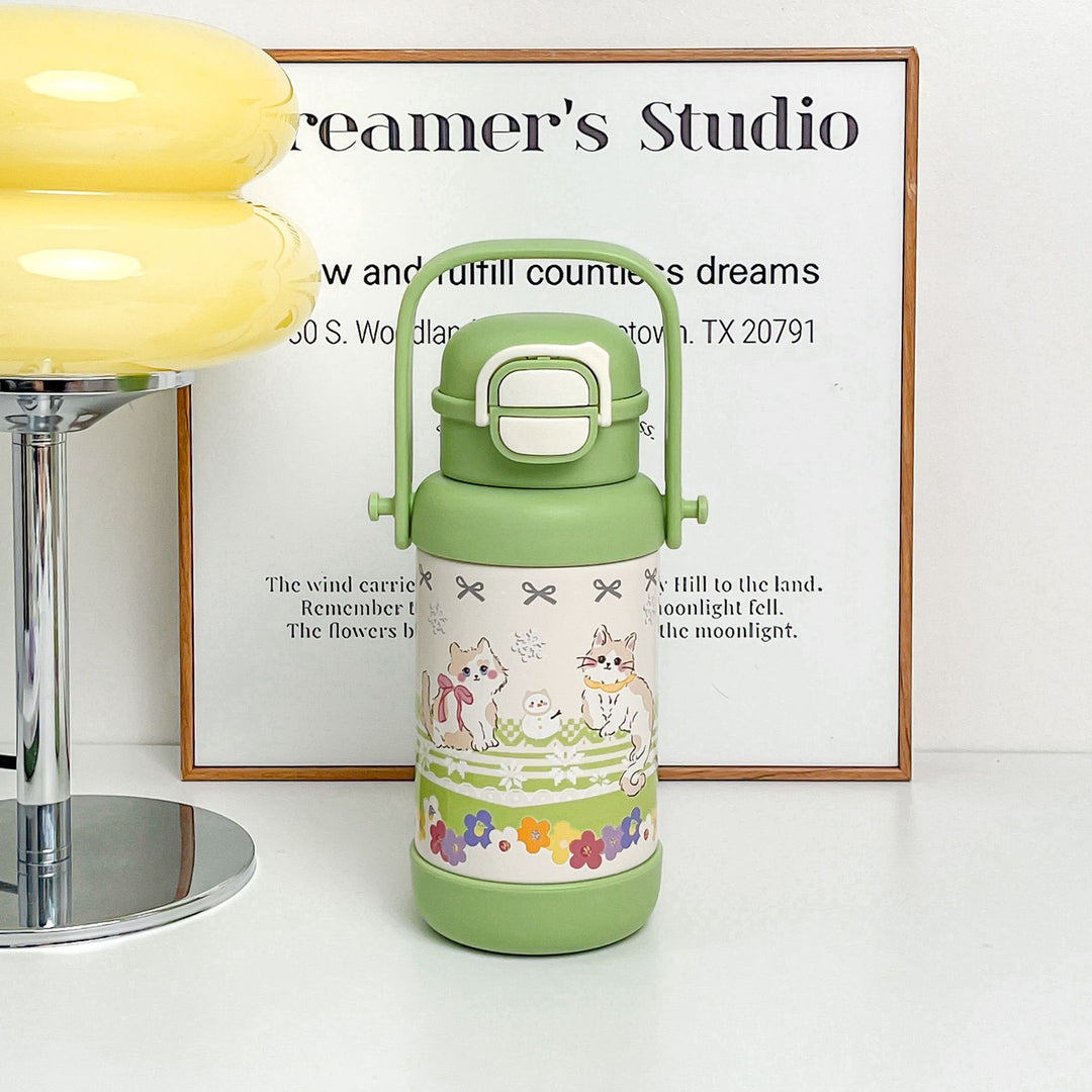 Ladies Insulated Thermos Bottle with Cute Animal Design Bowlift