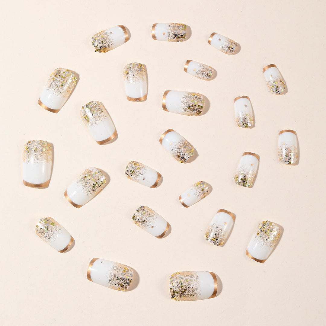 Glamorous Glitter Nail Art Bowlift