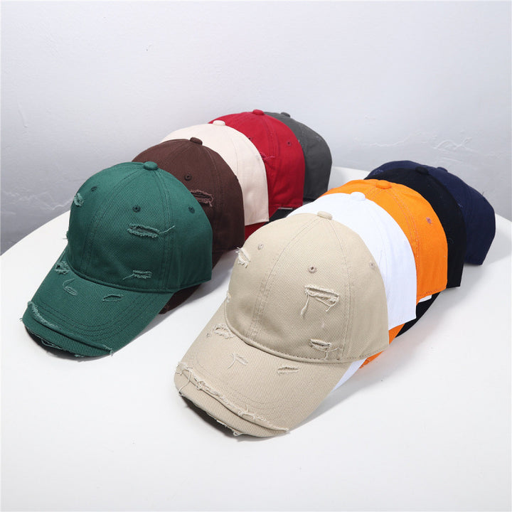 Women's Distressed Classic Baseball Cap Bowlift