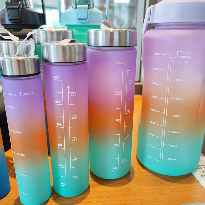 Women's insulated sports water bottle with ergonomic grip and leak-proof lid Bowlift