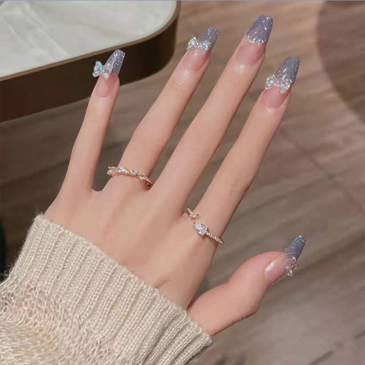 Artificial nails with elegant heart design Bowlift