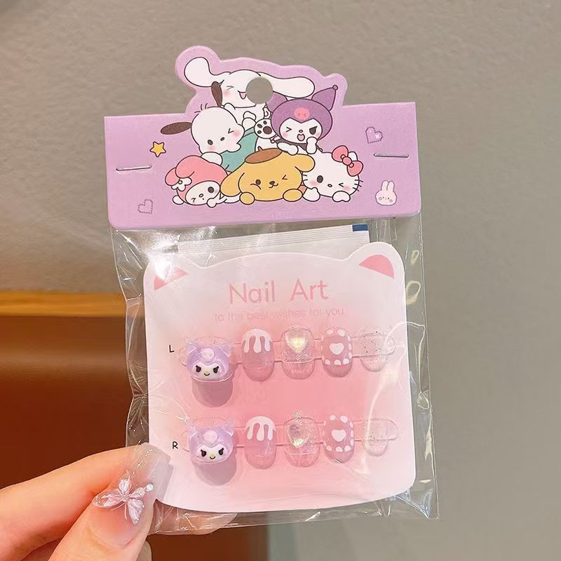 Creative Nail Art with Kuromi Motif Bowlift