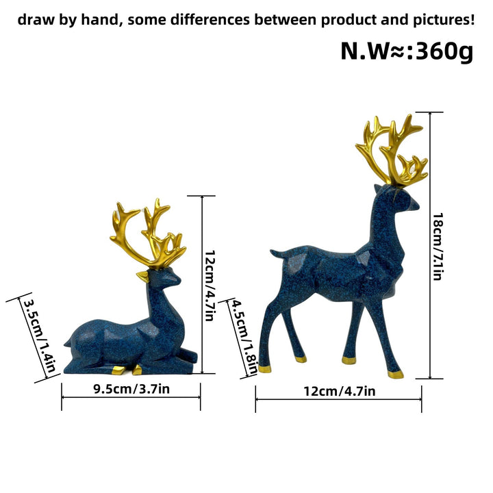 Elegant stag sculpture Bowlift
