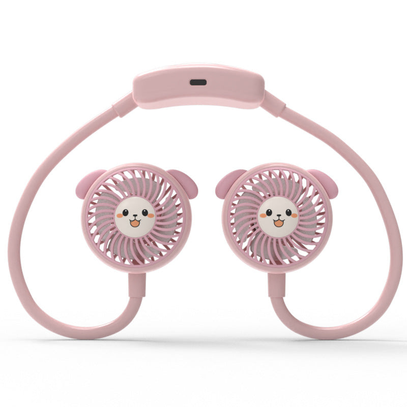 Unisex Portable Mini Fan with Funny Panda Design Bowlift