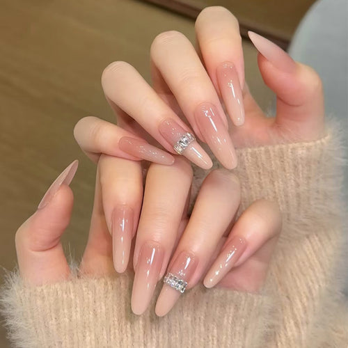 Premium Elegant Stiletto Gel Nail Extensions Bowlift