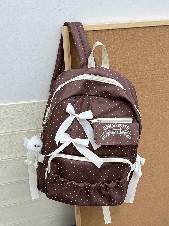 Playful Polka Dot Backpack