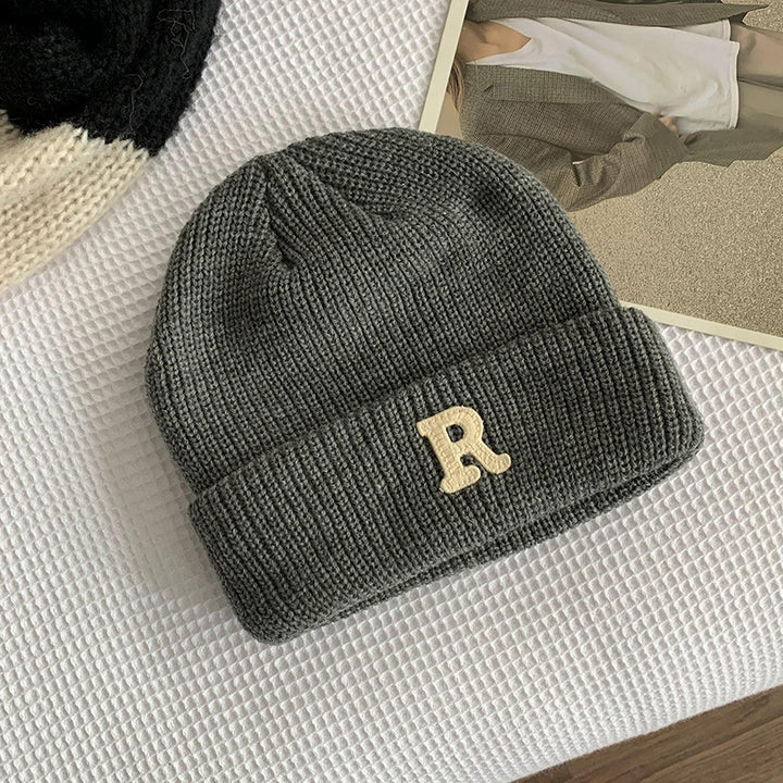 Ribbed Knit Beanie Cap