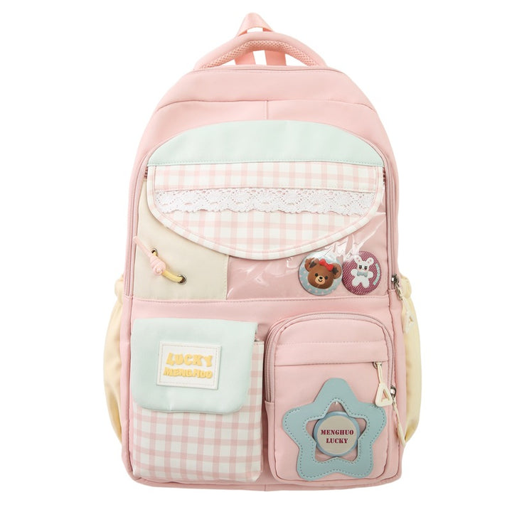 Cute Character-Design School Backpack Bowlift