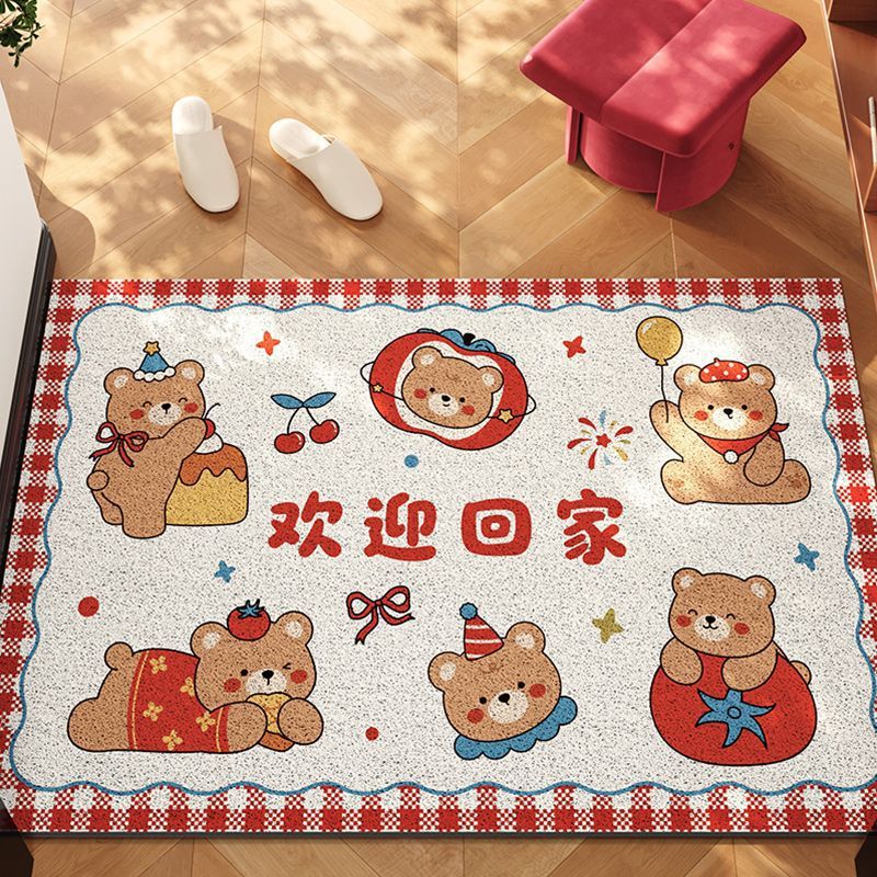 Children's Playful Cartoon Area Mat