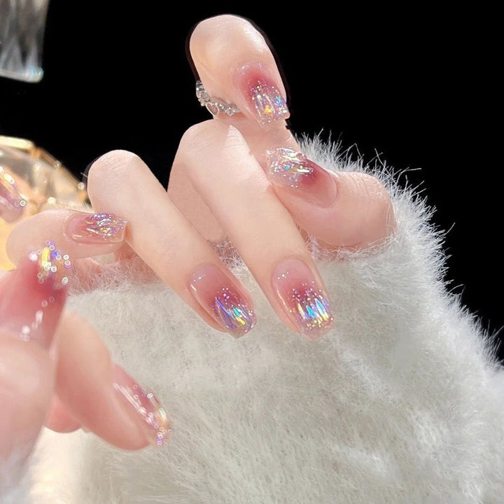 Glitter Ombre Nail Set Bowlift