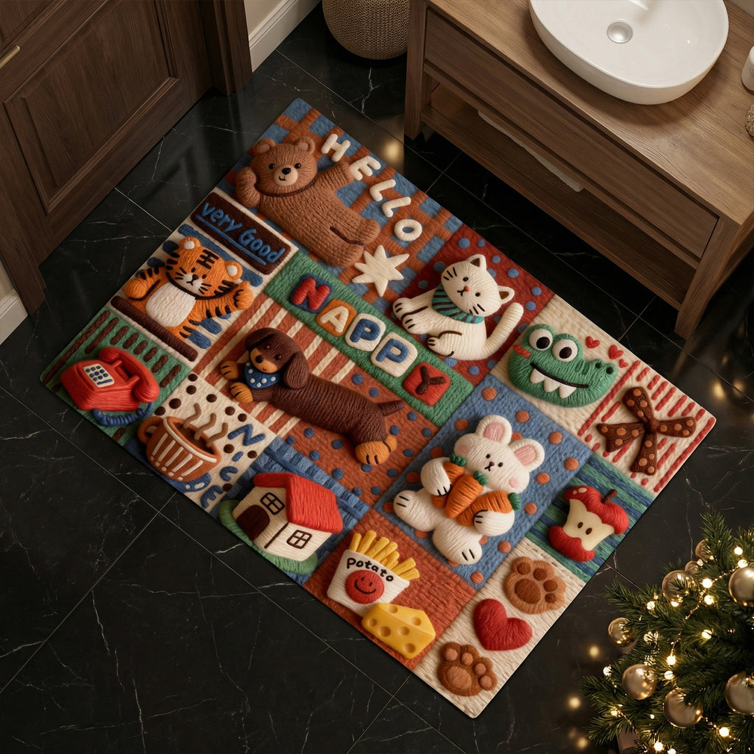 Fun Pet-Themed Doormat Bowlift
