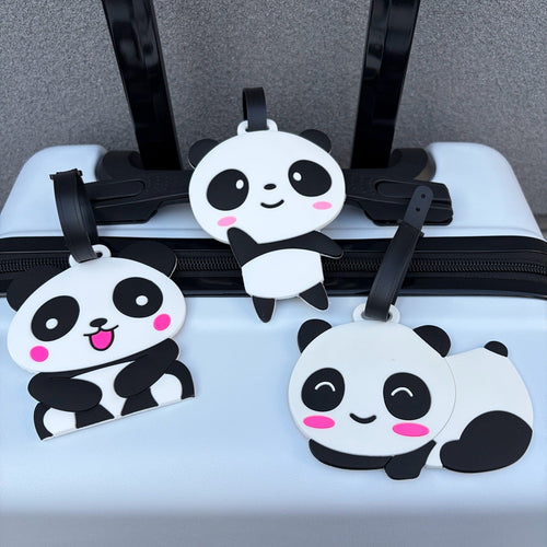 Panda-Themed Luggage Identifier Bowlift