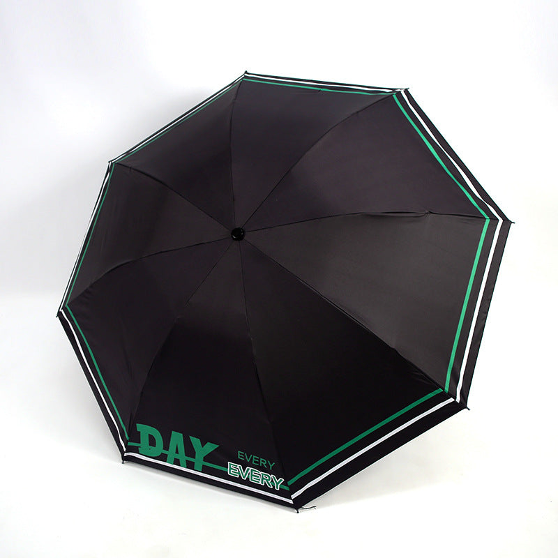 Women's Foldable Umbrella with Modern Print Bowlift