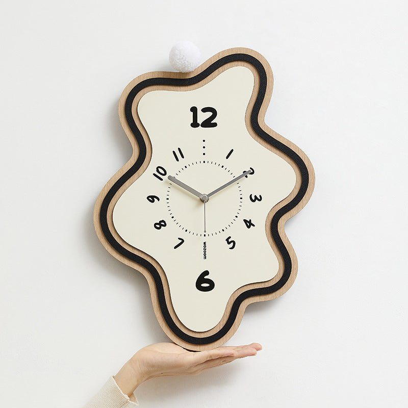 BowLift | Creative irregular wall decoration Silent Clock
