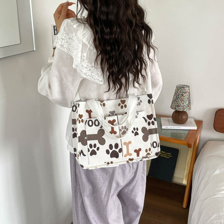 WoFloral Print Utility Handbag Bowlift