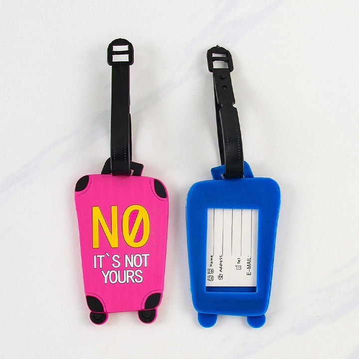 Humorous Luggage Tag Bowlift