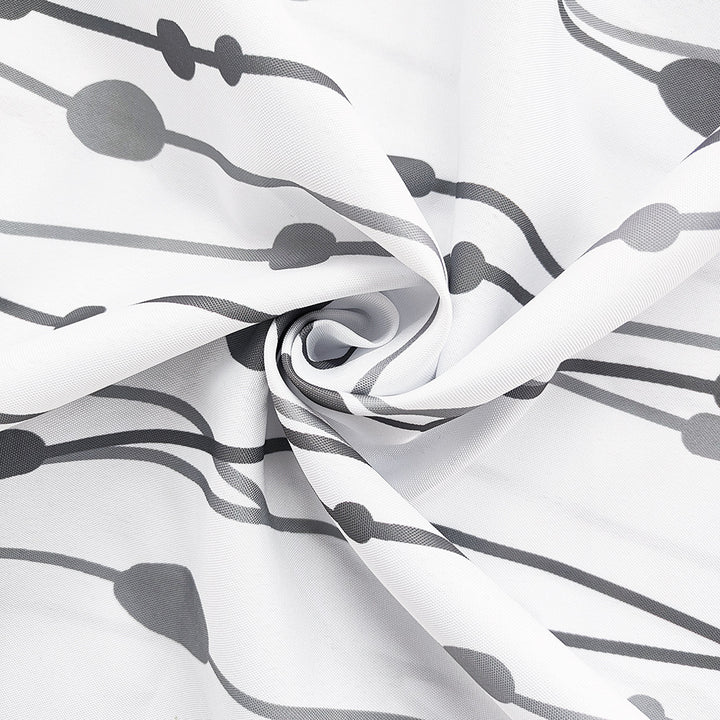 Modern Abstract Shower Curtain Bowlift