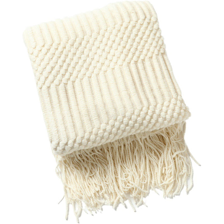 Stylish Textured Throw Blanket