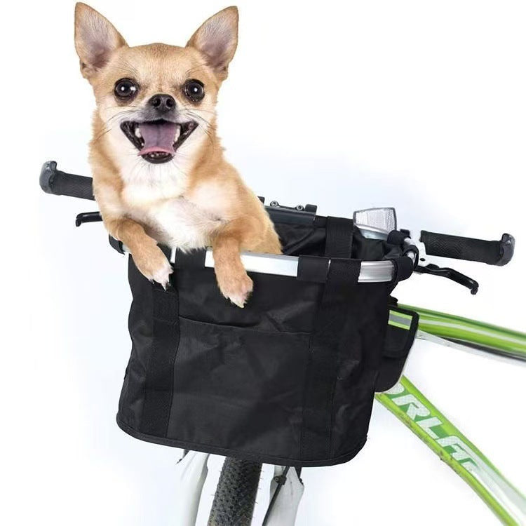 collapsible insulated front bike basket with quick-release mounting and waterproof liner Bowlift