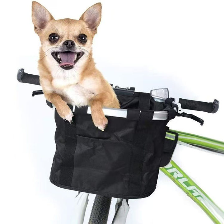 collapsible insulated front bike basket with quick-release mounting and waterproof liner Bowlift