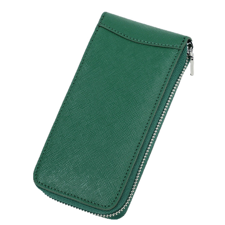 Zippered Leather Phone Pouch Bowlift
