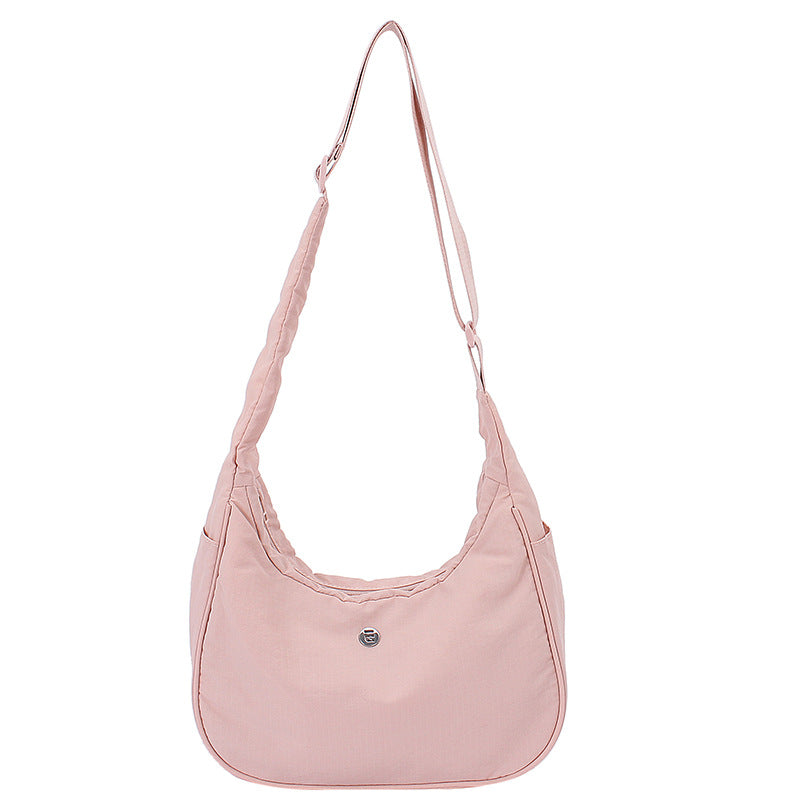 Lightweight Soft Fabric Shoulder Bag Bowlift