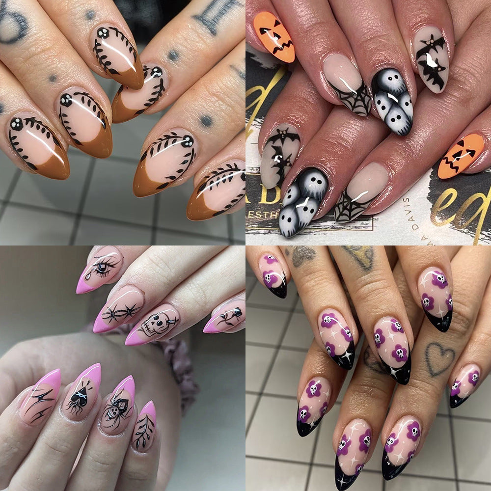Spooktacular Halloween-Themed Press-On Nails Bowlift